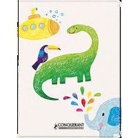 Cahier couverture personnalisable 24x32 seyes 96 pages - Conquerant