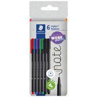 Etui carton 6 feutres triplus® fineliner 334 assortis - Staedtler
