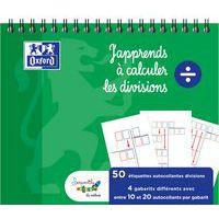 Lot de 80 stickers gabarit division 15x12,5 cm - Oxford