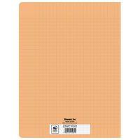 Cahier polypro 90g 48p seyes 24x32 cm abricot thumbnail image 2