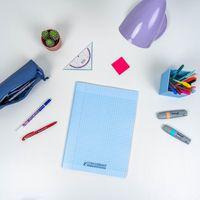Cahier polypro 90g 48p seyes 24x32 cm bleu ciel - Image 2