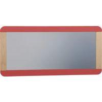 Miroir Lili 120x60 coloris hêtre/corail - Image principale