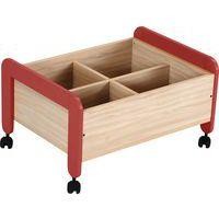 Bac albums bas maternelle Lili coloris corail - Image principale