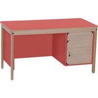 Chaire de professeur + caisson + tiroir Lili corail - Image principale