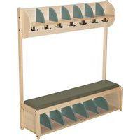 Banc vestiaire Lili T2 kaki - Image principale