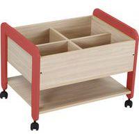 Bac albums haut maternelle Lili coloris corail - Image 2