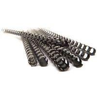 Lot de 50 Peigne de reliure en plastique 28 mm - noir - Pavo - Image principale