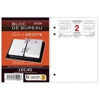 Bloc éphéméride 2026 date à droite - Image principale