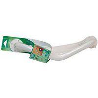 Barre d'appui coudée en acier époxy blanc 40cm - Image principale