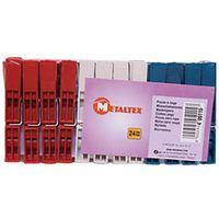 Lot de 24 pinces à linges en plastique - Image principale