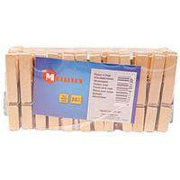 Pince à linge en bois - Lot de 24 - Metaltex