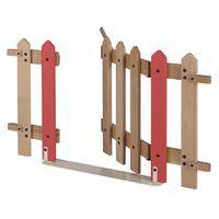 Portillon 7 lattes support montant coloris corail - Image principale