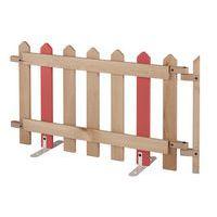 Barrière 7 lattes support montant coloris corail - Image 4