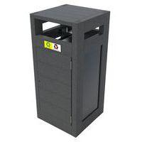 Poubelle Canopée vigipirate tri 2x60L plexi portes sac Espace Urbain - Image principale