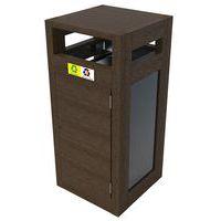 Poubelle Canopée vigipirate tri 2x60L plexi portes sac Espace Urbain thumbnail image 2