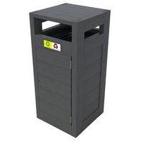 Poubelle Canopée tri 2x60L p. pluie p. sac plast recyclé Espace Urbain thumbnail image 2