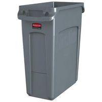 Collecteur Slim Jim® avec conduits d'aération 60 L gris - Rubbermaid thumbnail image 5