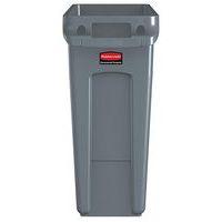 Collecteur Slim Jim® avec aération - Gris - 60L - Rubbermaid