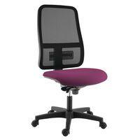 Chaise Buz dossier résille noire assise tissu M1 - Sokoa