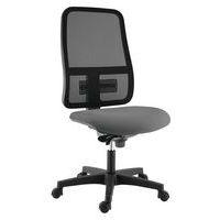 Chaise Buz dossier résille noire assise tissu M1 - Sokoa - Image 4