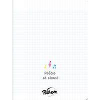 Cahier poésie PP 240x320 48 pages seyes + uni 70g/90g - Image principale