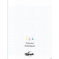 Cahier travaux pratiques 24x32cm 96 pages seyes + uni 70g/90g - Pichon