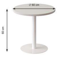 Guéridon bas Easy Office pied métal Ø 60 cm plateau coloris Anis thumbnail image 2