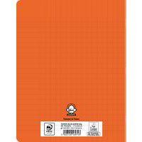 Cahier polypropylène 90g 96 pages seyes 17x22 cm - orange thumbnail image 2