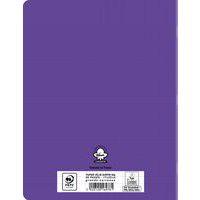 Cahier polypropylène 90g 96 pages seyes 17x22 cm - violet thumbnail image 2