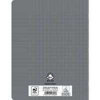 Cahier polypropylène 90g 96 pages seyes 17x22 cm - gris - Image 2