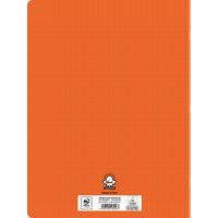 Cahier polypropylène 90g 96 pages seyes 24x32 cm - orange thumbnail image 2