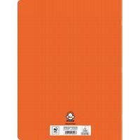 Cahier polypropylène 90g 96 pages seyes 24x32 cm - orange thumbnail image 2