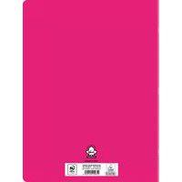 Cahier polypropylène 90g 96 pages seyes 24x32 cm - rose thumbnail image 2