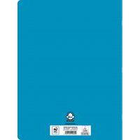 Cahier polypropylène 90g 96 pages seyes 24x32 cm - Turquoise thumbnail image 2