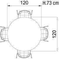 Table de réunion Dalia Quadrifoglio thumbnail image 6