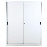 Armoire à monter porte coulissante - Haute - L 160 cm - Manutan Expert thumbnail image 3