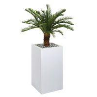 Bac haut métal O'CARRE sur roulettes Palmier - Image principale