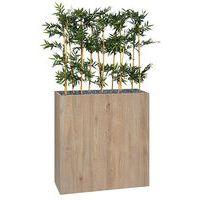 Jardinière bois BOSCO mobile Bambous thumbnail image 2