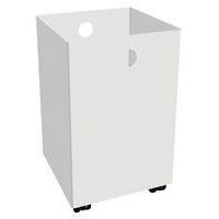 Bac métal pour container de tri 85 litres Blanc - Image principale