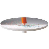 Guéridon bas Easy Office pied métal Ø 80 cm plateau coloris décor Crayon papier - Image 3