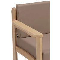 Canapé 3 places Autize structure Naturel PVC 9434 Terre thumbnail image 3