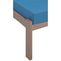 Chauffeuse 2 places Autize structure Taupe PVC Pétrole thumbnail image 4