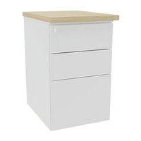 Caisson hauteur de bureau IDEA métal profondeur 60 cm - Image 2