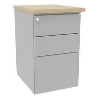 Caisson hauteur de bureau IDEA métal profondeur 60 cm thumbnail image 13
