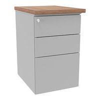 Caisson hauteur de bureau IDEA métal profondeur 80 cm - Image 3