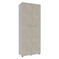 Armoire portes battantes haut. 217 cm alu/béton - Image principale