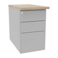 Caisson hauteur de bureau IDEA métal profondeur 80 cm - Image principale