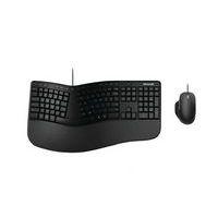 Ensemble clavier et souris ergonomique filaire USB - Microsoft