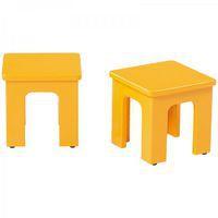 Tabourets orange Vitamine - Lot de 2 - Image principale