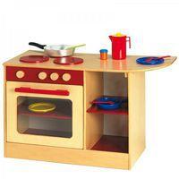Multi-cuisinière rouge modulaire - Nathan